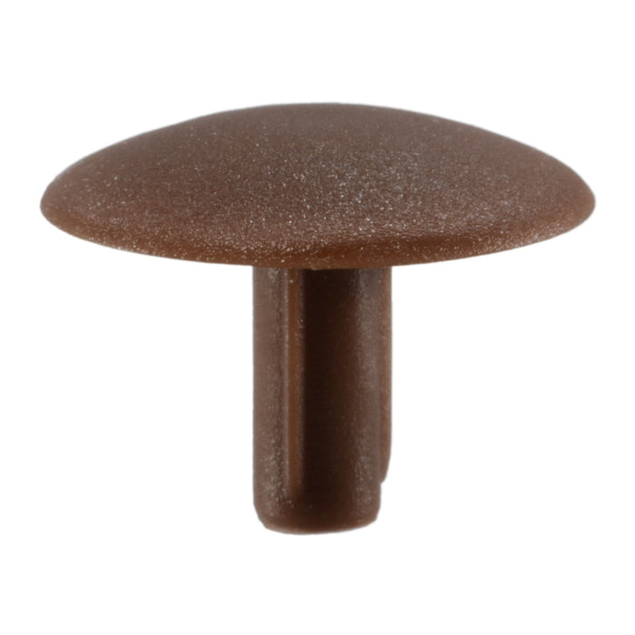 7mm Brown Nylon Plastic Phillips Trim Caps