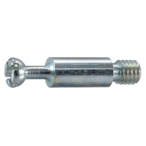 6mm-1.0 x 7mm x 32mm Zinc Plated Steel Coarse Thread Machine Screw Connector Dowels