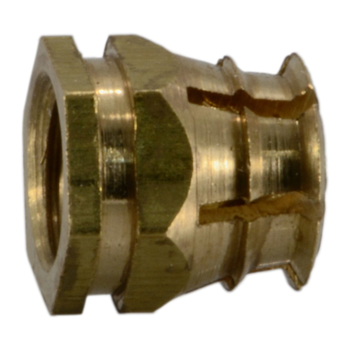 6mm-1.0 x 8mm x 9mm Brass Coarse Thread Spreading Dowels — Fastener Line
