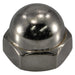 5/8"-11 Nickel Plated Steel Coarse Thread Acorn Cap Nuts