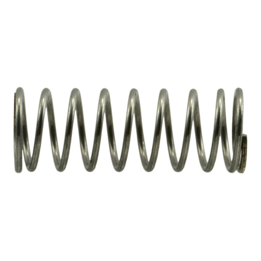 23/64" x 0.032" x 1" 18-8 Stainless Steel Compression Springs