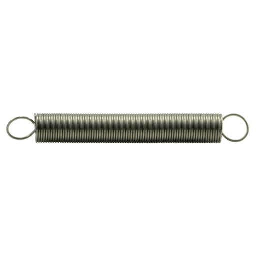 1/4" x .02" x 2" 18-8 Stainless Steel Extension Springs