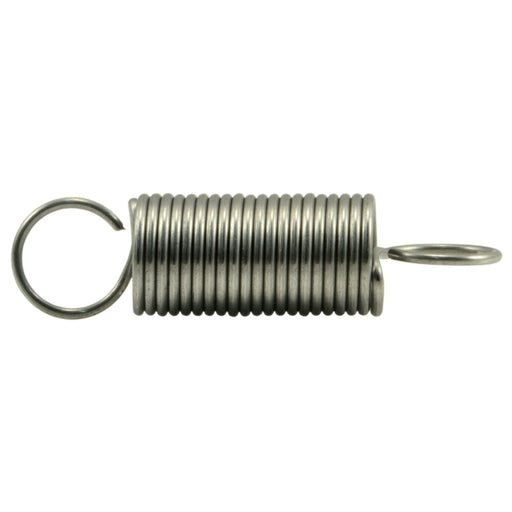 1/2" x 0.047" x 2" 18-8 Stainless Steel Extension Springs