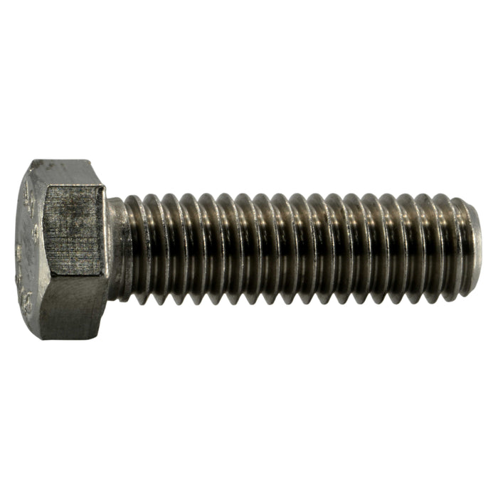 7/16"-14 x 1-1/2" 18-8 Stainless Steel Coarse Full Thread Hex Head Tap Bolts