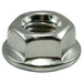 8mm-1.25 Chrome Plated Steel Coarse Thread Flange Nuts