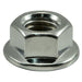 10mm-1.5 Chrome Plated Steel Coarse Thread Flange Nuts