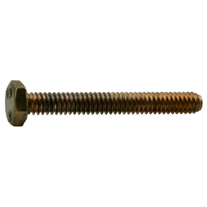 1/4"-20 x 2" Silicon Bronze Coarse Thread Hex Cap Screws