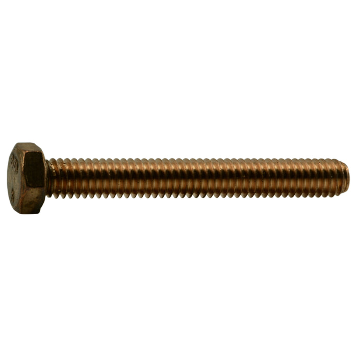 5/16"-18 x 2-1/2" Silicon Bronze Coarse Thread Hex Cap Screws