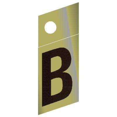 1.25" - B Slanted Gold Numbers