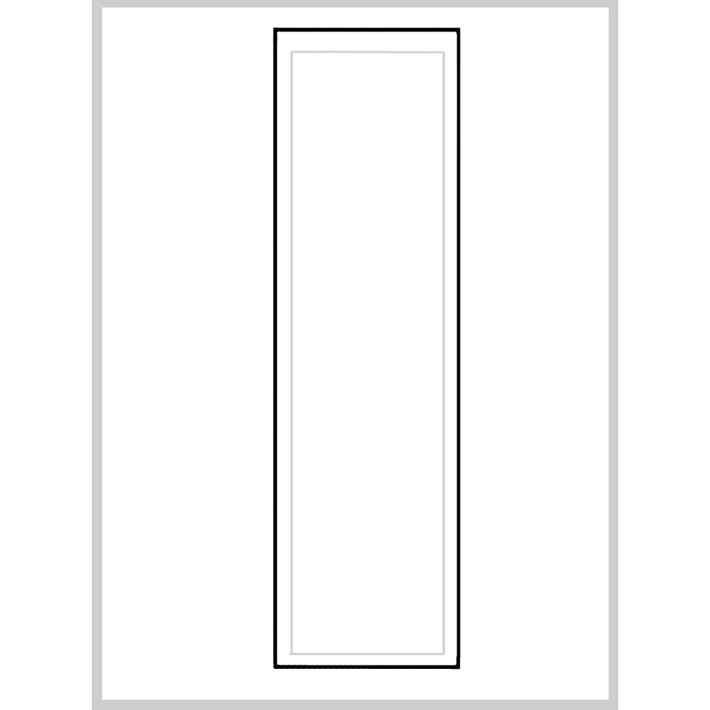 3" - I White Die Cut Letters