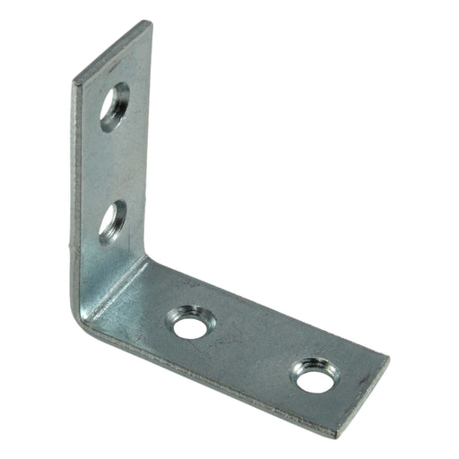 90ÔøΩÔøΩ x 1.5" x 1.5" Zinc Plated Steel Angle Braces