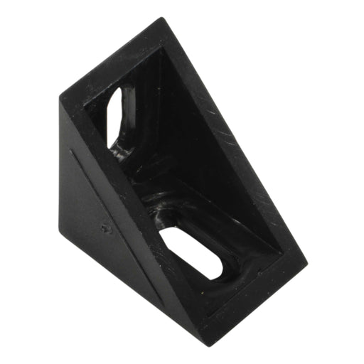 90ÔøΩÔøΩ x 1" x 1" Black Plastic Mounting Brackets