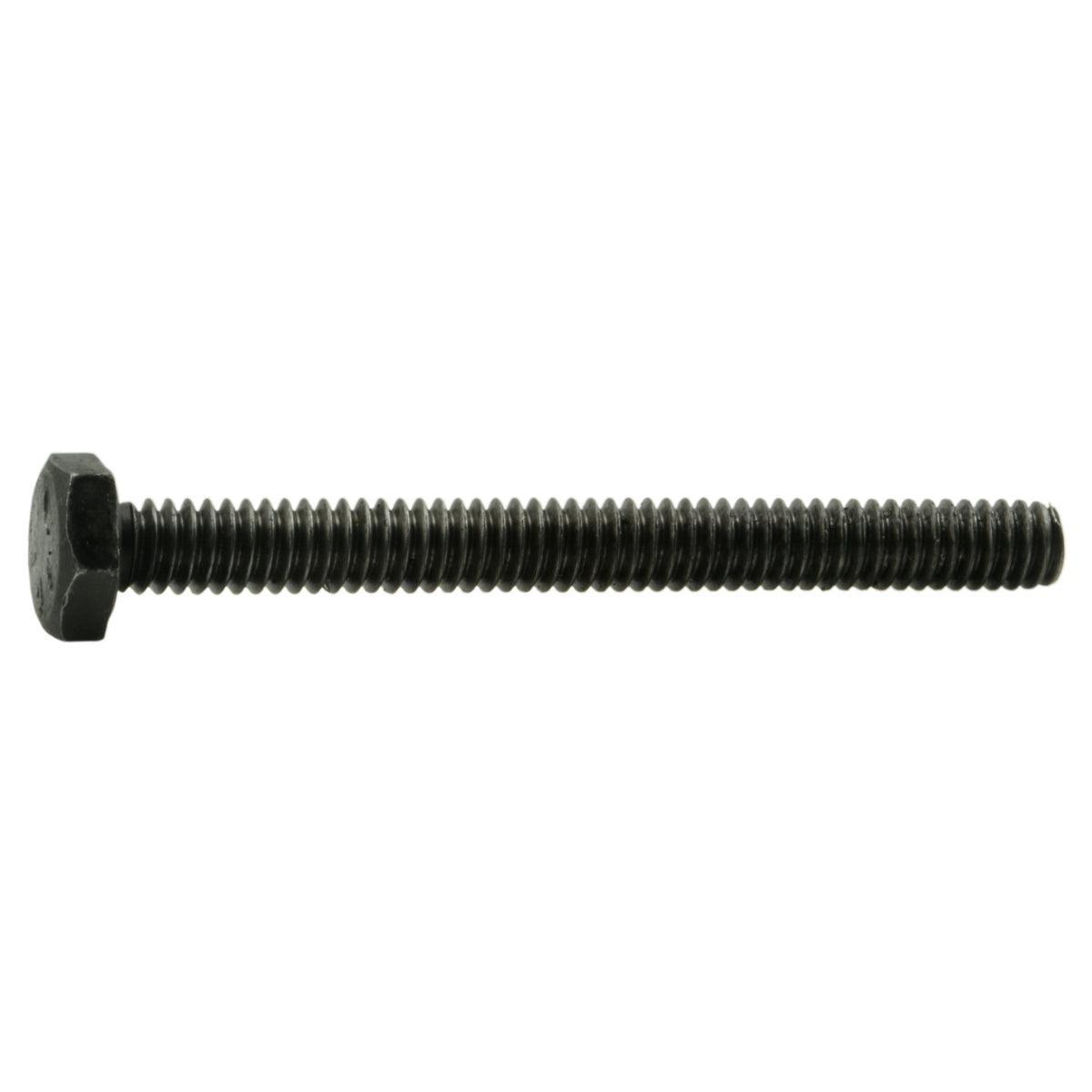 1/4"-20 x 2-1/2" Plain Grade 5 Steel Left Hand Thread Hex Cap Screws
