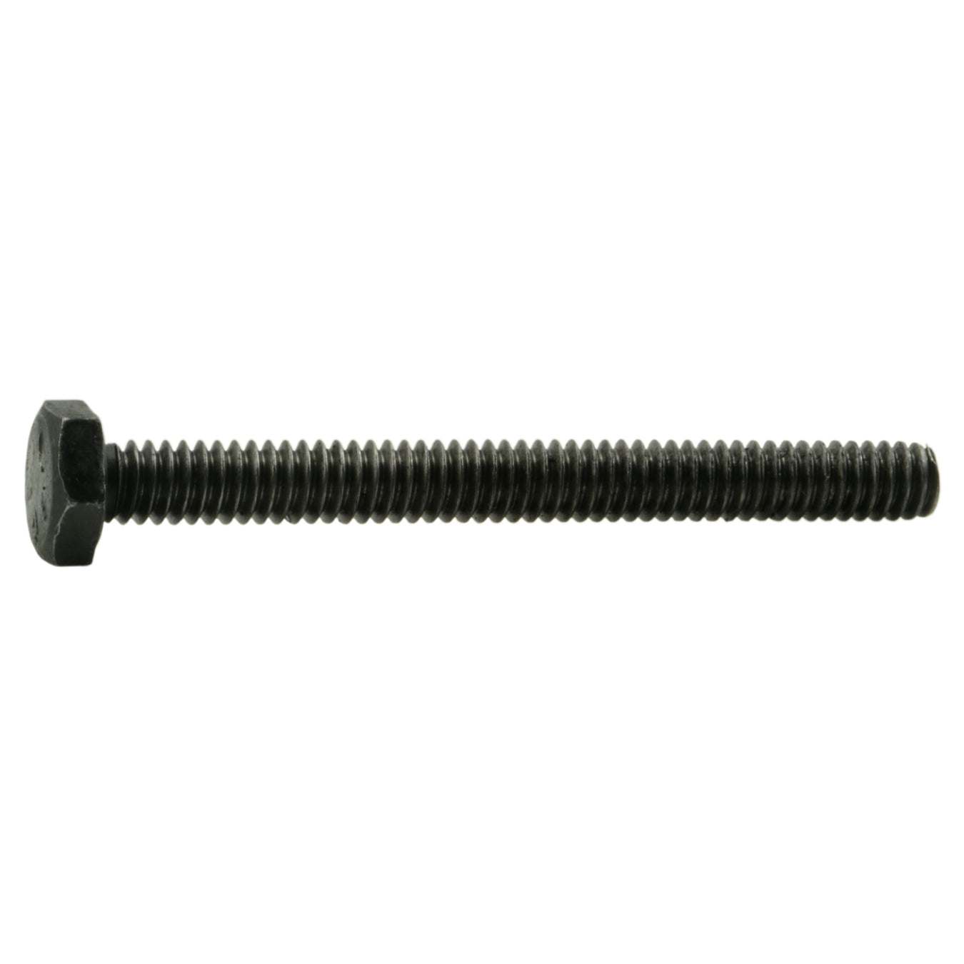 1/4"-20 x 2-1/2" Plain Grade 5 Steel Left Hand Thread Hex Cap Screws