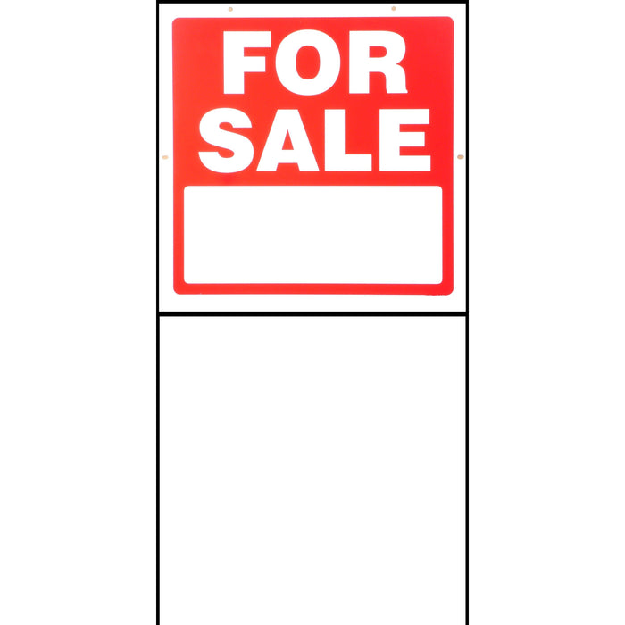 17" x 17" Styrene Plastic "For Sale" Signs