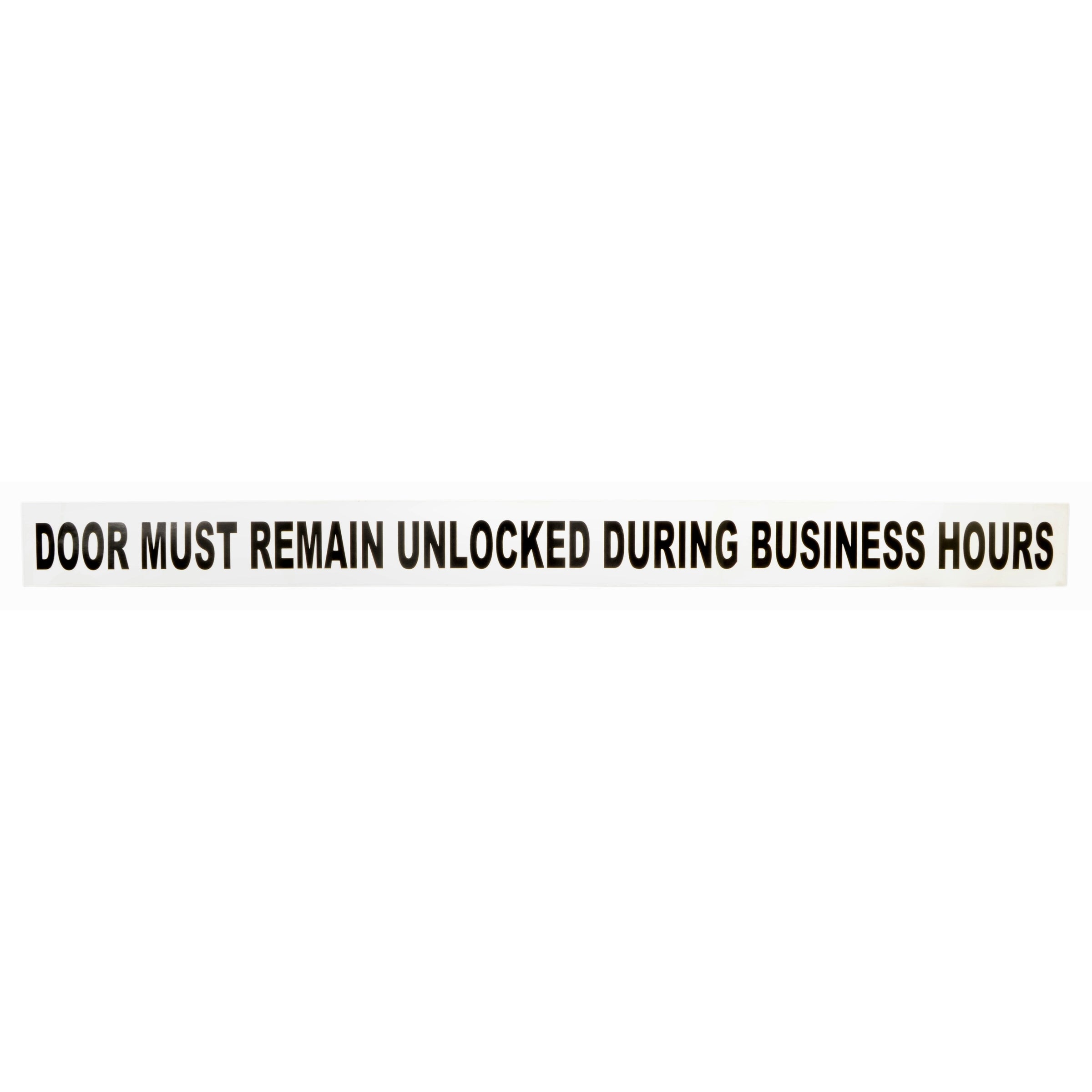 2" x 25" Vinyl Plastic "Door Locked" Sticker Signs
