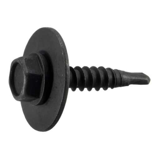 4.2mm x 17mm x 20mm Black Oxide Steel Hex Washer Auto Screws
