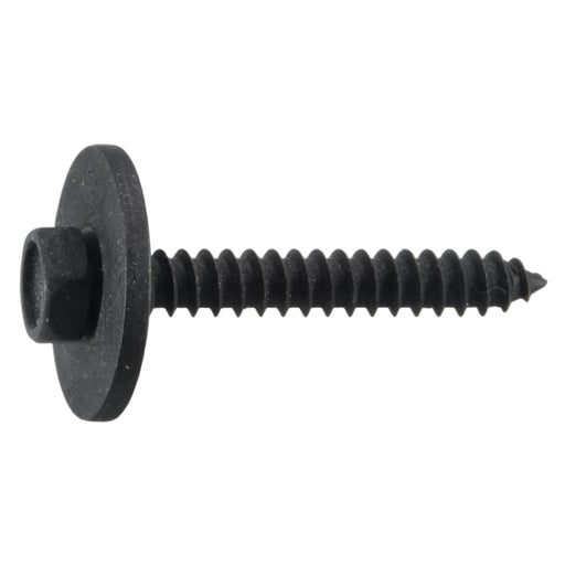 4.2mm x 17mm x 30mm Black Oxide Steel Hex Washer Auto Screws