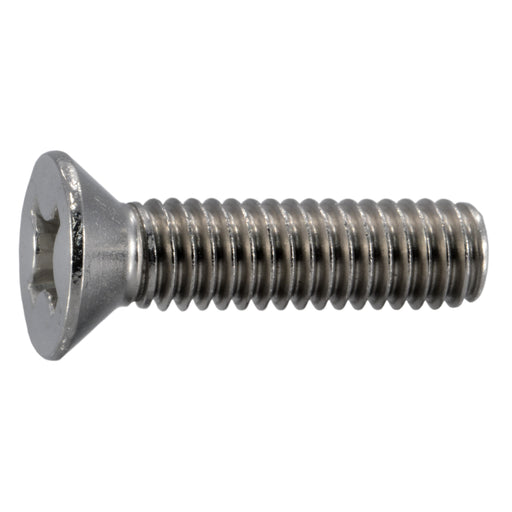 5/16"-18 x 1-1/4" 18-8 Stainless Steel Coarse Thread Phillips Flat Head Machine Screws