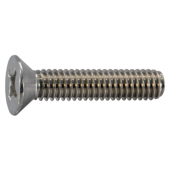 5/16"-18 x 1-1/2" 18-8 Stainless Steel Coarse Thread Phillips Flat Head Machine Screws
