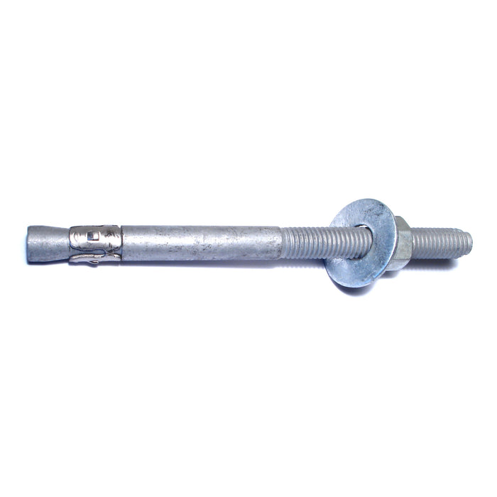 5/8" x 8-1/2" Hot Dip Galvanized Steel Concrete Wedge Stud Anchor Bolts