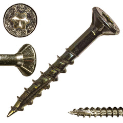 SaberDrive® T-25 Star Drive Gold Multi-Purpose Screws