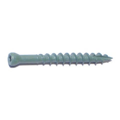 #8 x 1-5/8" Green XL1500 Coated Steel Star Drive Trim Head Deck Screws
