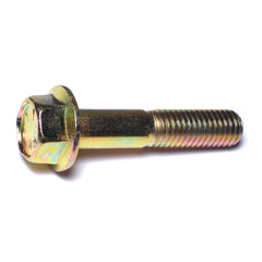 1/2"-13 x 2-1/2" Zinc Plated Grade 8 Steel Coarse Thread Hex Washer Head Flange Bolts