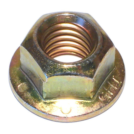 1/2"-13 Zinc Plated Grade 8 Steel Coarse Thread Flange Nuts Bolts