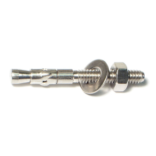 1/4" x 2-1/4" 304 Stainless Steel Coarse Thread Wedge Anchor Bolts