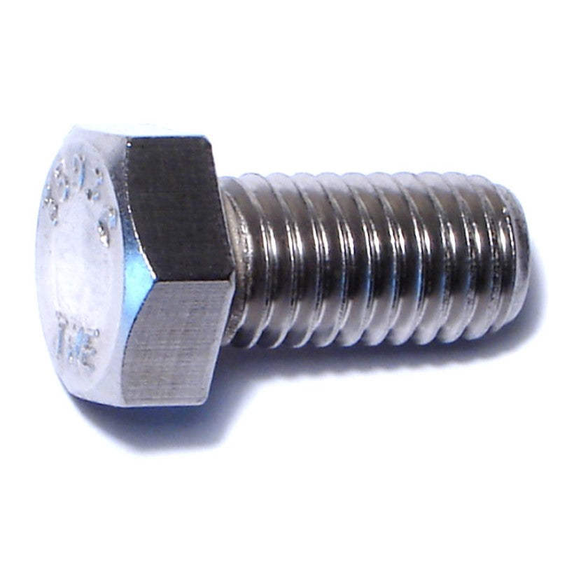 1/2"-13 x 1" 18-8 Stainless Steel Coarse Thread Hex Cap Screws
