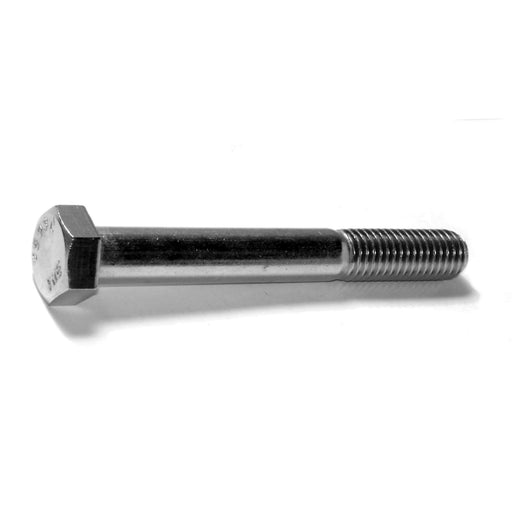 1/2"-13 x 4" 18-8 Stainless Steel Coarse Thread Hex Cap Screws