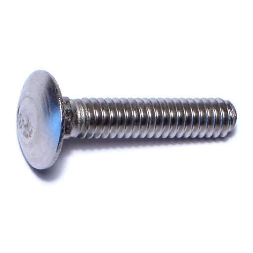 1/4"-20 x 1-1/4" 18-8 Stainless Steel Coarse Thread Carriage Bolts