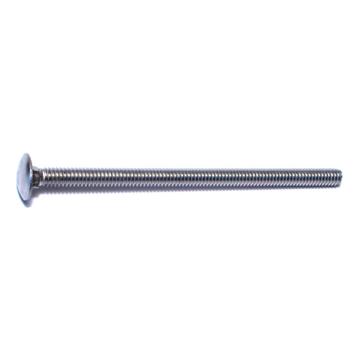 1/4"-20 x 4-1/2" 18-8 Stainless Steel Coarse Thread Carriage Bolts