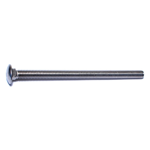 3/8"-16 x 6" 18-8 Stainless Steel Coarse Thread Carriage Bolts