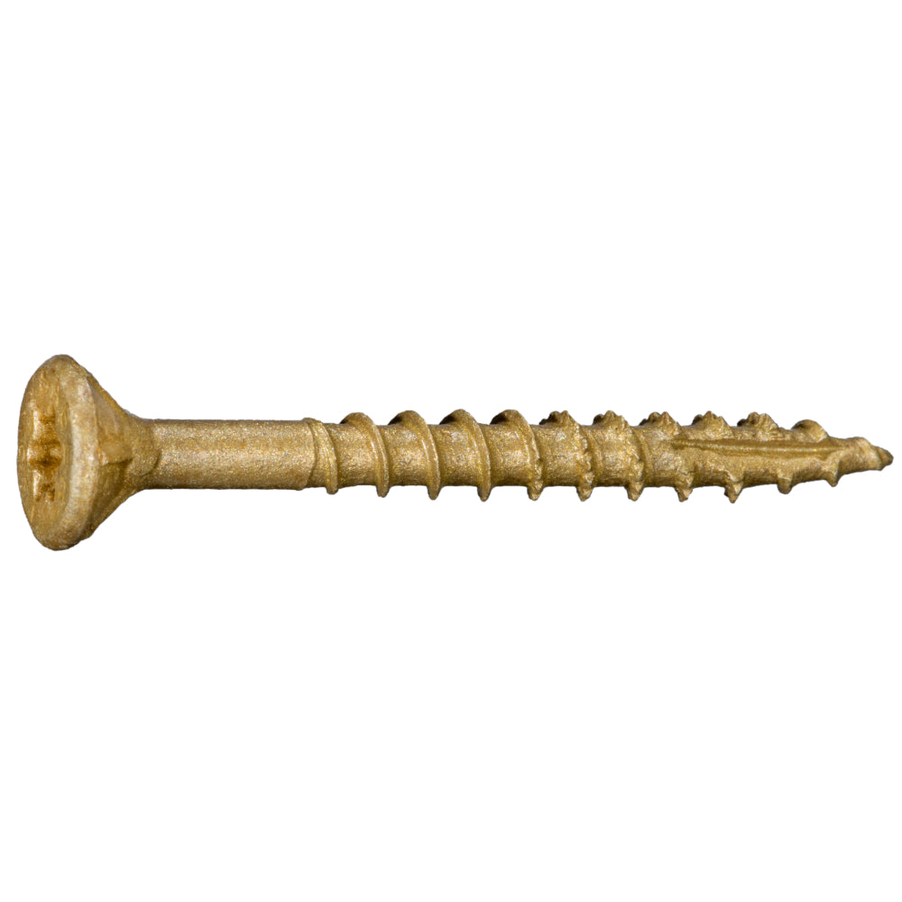 SaberDrive® TAN XL1500 Coated T-25 Star Drive Exterior Deck Screws