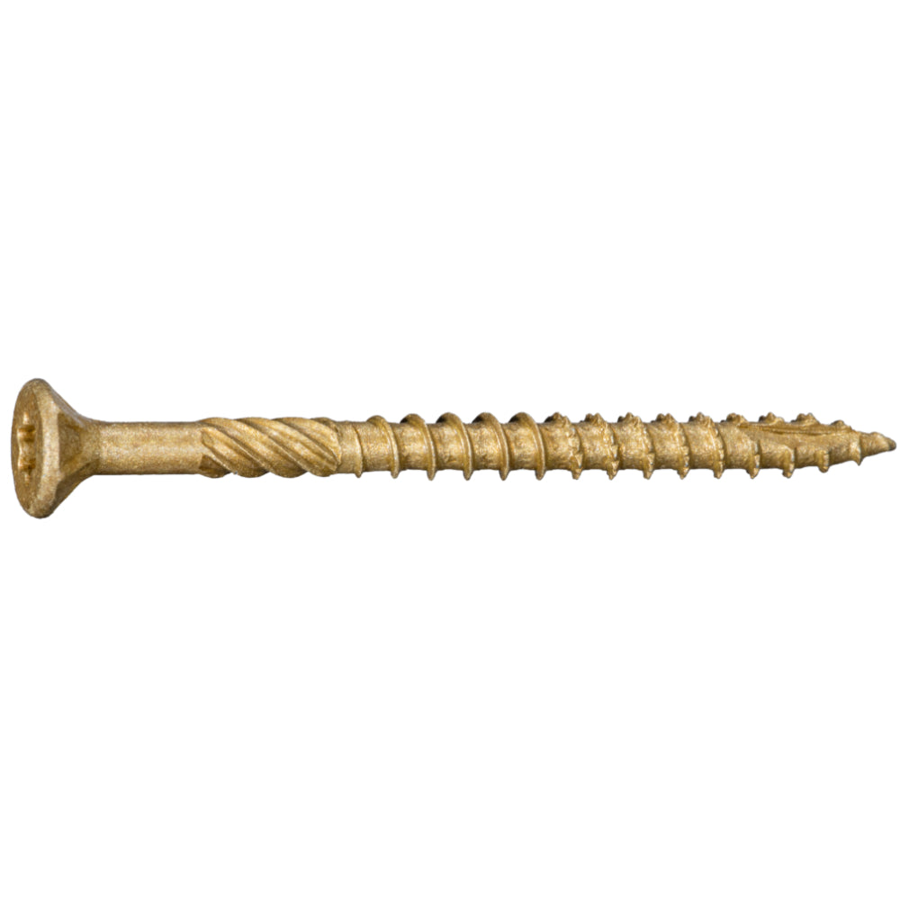 SaberDrive® TAN XL1500 Coated T-25 Star Drive Exterior Deck Screws
