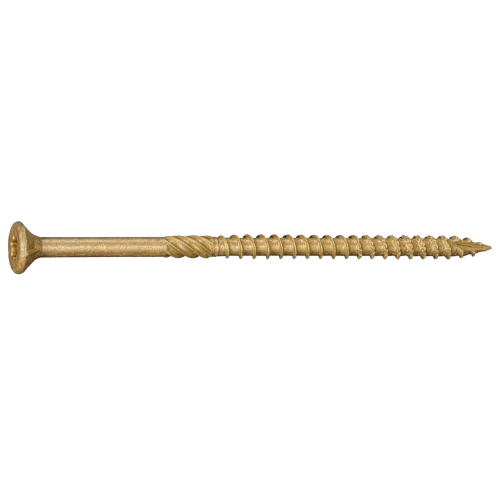 SaberDrive® TAN XL1500 Coated T-25 Star Drive Exterior Deck Screws