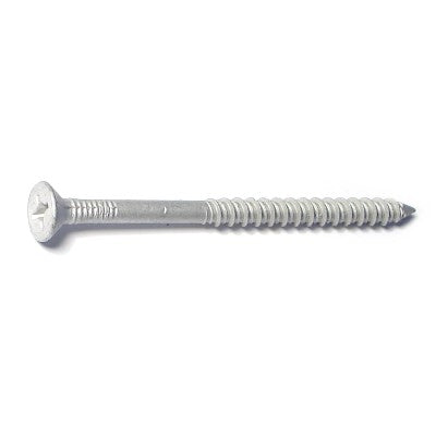 1/4" x 3-3/4" Stainless Steel Phillips Flat Head Tapcon Concrete Screws
