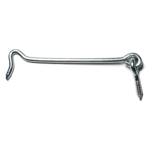 6" Zinc Plated Steel Gate Hook and Eye