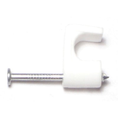 7mm White Plastic Nail Wire Clips