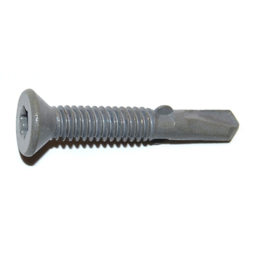 1/4" x 1-5/8" Gray XL1500 Coated Steel Star Drive Flat Head Saberdrive Self-Drilling Screws with Wings