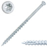 8 x 2-1/2" Star Drive White SaberDrive® Trim Screws 5 lb. Tub (704 pcs.)