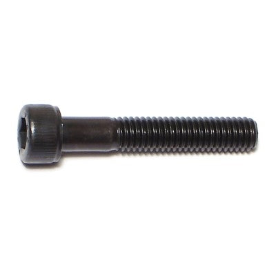 6mm-1.0 x 35mm Black Oxide Class 12.9 Steel Coarse Thread Knurled Head Hex Socket Cap Screws