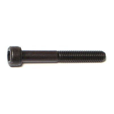 6mm-1.0 x 45mm Black Oxide Class 12.9 Steel Coarse Thread Knurled Head Hex Socket Cap Screws