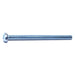 5mm-0.8 x 80mm Zinc Plated Class 4.8 Steel Coarse Thread Phillips Pan Head Machine Screws