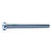 6mm-1.0 x 80mm Zinc Plated Class 4.8 Steel Coarse Thread Phillips Pan Head Machine Screws