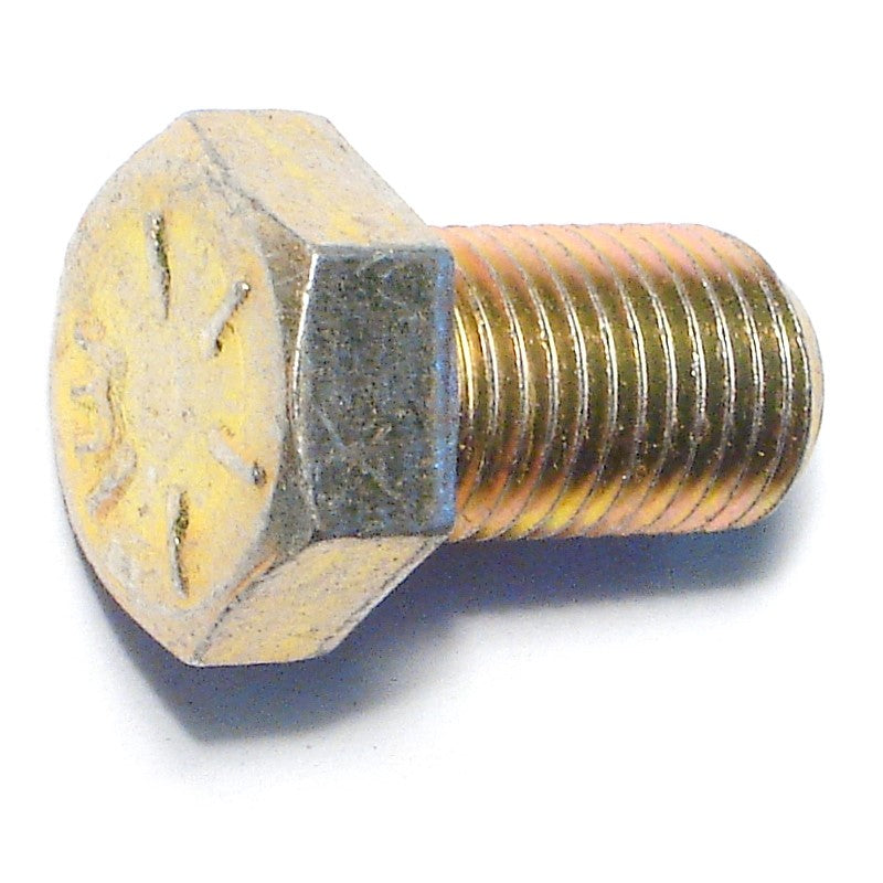 3/8"-24 x 5/8" Zinc Plated Grade 8 Steel Fine Thread Hex Cap Screws