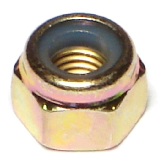 1/4"-28 Zinc Plated Grade 8 Steel Fine Thread Nylon Insert Lock Nuts