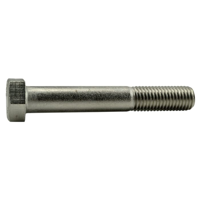 3/4"-10 x 5" 18-8 Stainless Steel Coarse Thread Hex Cap Screws